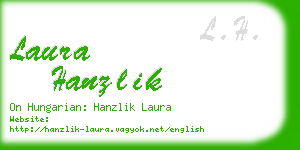 laura hanzlik business card